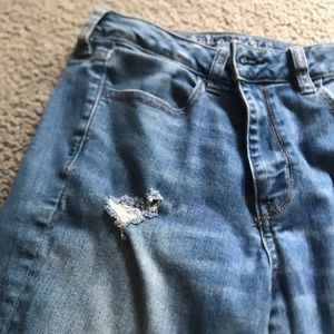 Ripped Light Wash Jeans